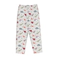 thumbnail image 4 of Xecao Cute Dinosaur Women's Straight Lounge Pajama Pants: The Epitome of Relaxed Sleepwear, 4 of 9