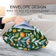 thumbnail image 4 of Yayeee Pillowcase Standard Size Set of 2 Satin Wrinkle Resistant Envelope Pillow Case, Flourish Flowers Pattern, 4 of 8