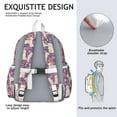 thumbnail image 5 of Goldendoodle Dog and Flower Floral Backpack for School,Cute School Bag,Schoolbag with Adjustable Shoulder Straps & Padded Back,13.4"x11"x4.7", 5 of 6