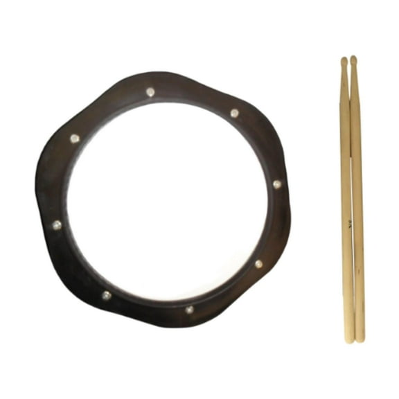 Almencla Practice Drum Pad Sturdy Drum Training, Practicing,Lightweight with Drum Sticks Silent for Beginners Adults Kids Drummers