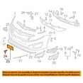 thumbnail image 3 of Front License Plate Holder Bracket Black Fits 14-15 Optima KI1068102 865192T500, 3 of 5