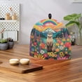 thumbnail image 4 of HELLHERO Otter Rainbow Meadow Teapot Dust Cover Lightweight 1Pcs Keep Warm for Thanksgiving, 4 of 8