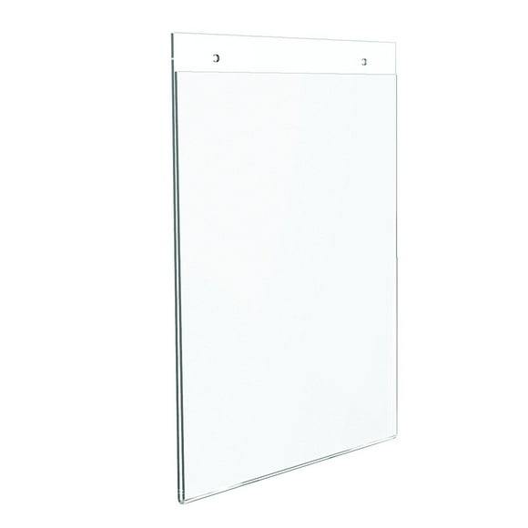 Dazzling Displays 10-Pack Acrylic 8.5 x 11 Wall Mount Sign Holders