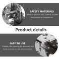 thumbnail image 2 of Phenofice 4Pcs Locking Hinge Steel Silver for Folding Table Leg Brackets Heavy Duty Design, 2 of 6