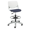 thumbnail image 3 of KFI KOOL Stack Chair - Grape Vinyl Upholstered Seat, 3 of 5