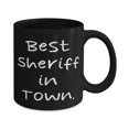 thumbnail image 2 of Cheap Sheriff Gifts, Best Sheriff in Town, Holiday 11oz Mug For Sheriff, Holiday gifts, Christmas gifts, Hanukkah gifts, Kwanzaa gifts, New Years Eve gifts, 2 of 2