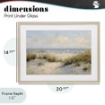thumbnail image 4 of Stupell Industries Contemporary Coastal Birds Over Dunes Birch Framed Print Under Glass, 20 x 14, by Creative Studio, 4 of 8
