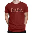 thumbnail image 1 of Xdzjlr T-Shirts Hommes Col Rond Manches Courtes Tee Fête des Pères Usage Quotidien Extensible Toutes Saisons Mode Chemise Homme,m, 1 of 3