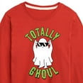 thumbnail image 3 of Instant Message - Fall - Totally Ghoul; Cool Ghost - Toddler & Youth Long Sleeve Graphic T-Shirt, 3 of 6