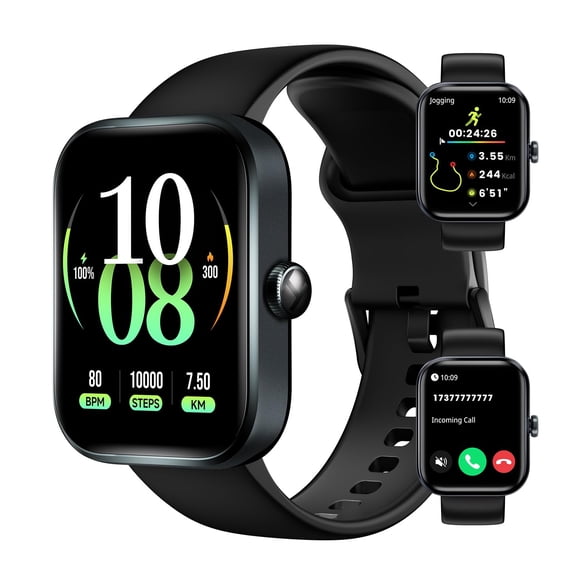 HAYLOU Watch 4 Reloj Inteligente 2025, GPS Independiente, para Hombre y Mujer, Smartwatch y Pantalla 1.93" HD, Bluetooth 5.3, Monitor de Salud con SPO₂ y Sueño, IP68, 120+ Modos Deportivos, Negro
