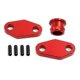 thumbnail image 3 of Aluminum Smog Block off Plates For Honda XR650L FMX650 GB500 NX650 1993 - 2018 Smog Block Off Plate Cover 2017 2016 2015 2016, 3 of 5