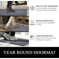 thumbnail image 6 of A1HC Indoor Outdoor Mat, Front and Back Entrance Welcome Mats, Large Front Door Patio Mats 24x36 Inches, Non-Slip Easy Clean Entrance Washable Large Size Doormats, Dark Grey, 6 of 7