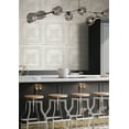thumbnail image 3 of Brewster Hazley White Ornament Tin Tile Unpasted Non Woven Wallpaper, 20.5-in by 33-ft, 56.4 sq. ft., 3 of 4