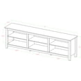 thumbnail image 5 of Woven Paths Open Storage TV Stand for TVs up to 80", White Oak, 5 of 10