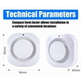 thumbnail image 3 of 2PCS Photoelectric Wireless Smoke Detector Fire Alarm Detector Smart Smoke Alarm, 3 of 14