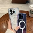 thumbnail image 6 of Phone Case Luxury Wireless Charging Magsafe Phone Case For Iphone 15 14 13 12 11 Pro Max Plus Bumper Shockproof Transparent Cover, 6 of 11