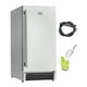 thumbnail image 1 of VEVOR Máquina para fabricar hielo empotrada debajo del mostrador, 50 libras por día, puerta reversible, uso en exteriores, 1 of 9