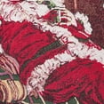 thumbnail image 4 of Violet Linen Seasonal Xmas Christmas Holiday Bliss Pattern, Polyester Tapestry Jacquard , Reclining Santa, 18 Inch x 18 Inch, Decorative Throw Pillow Cover, 4 of 4