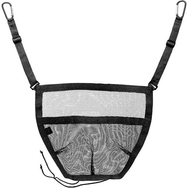Muyoka Bolsa de red trasera de asiento de coche de gran capacidad, soporte de bolso de bolsillo de PVC de red de coche entre asientos, soporte de monedero de bolso de actualización de organizador de c Muyoka Hogar