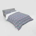 thumbnail image 3 of Ambesonne Floral Bedding Set 3 Pcs, Delicate Leaves and Flowers, Twin XL, Multicolor, 3 of 3