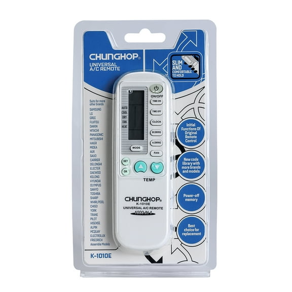 CHUNGHOP  -  K-1010E  -  A/C Universal Remote Control