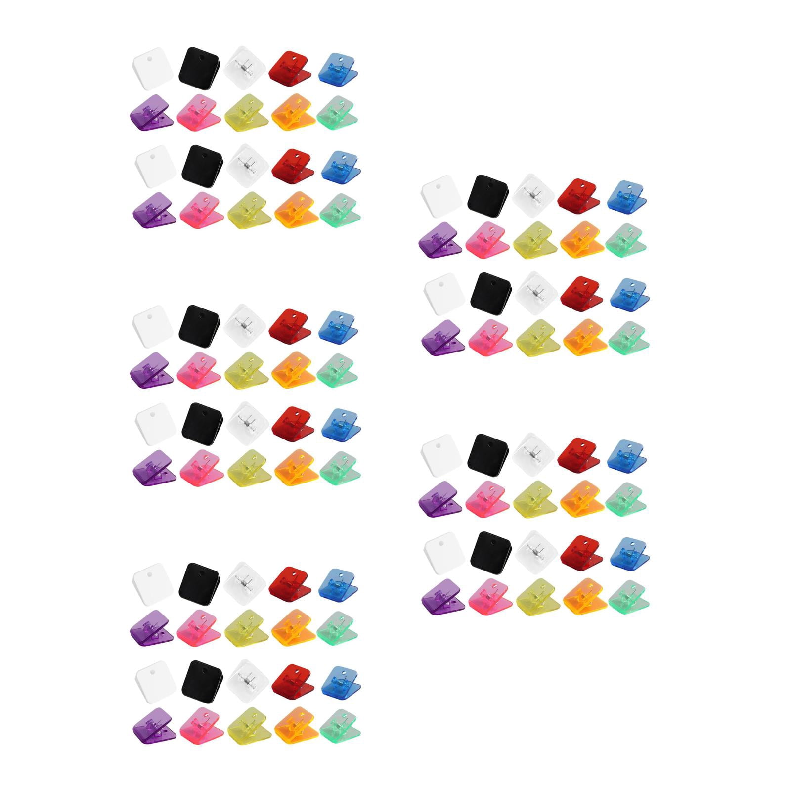Worgeous 100 pcs Compact Photo Clips Files Documents Clips Party Photo Clamps Study Supplies Small File Clips Paper Clip Cute Office Supplies Binder Clip