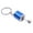 Blue, variant on Blue Gear Shaped Pendant Keychain for Key Holding Made of Metal and Plastic 1Pc
