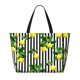 thumbnail image 2 of Easygdp Lemons on Striped Bolsa de Viaje de Playa de Gran Capacidad, Bolsa Tote Perfecta para la Playa, Escapadas de Fin de Semana y Viajes, 2 of 7