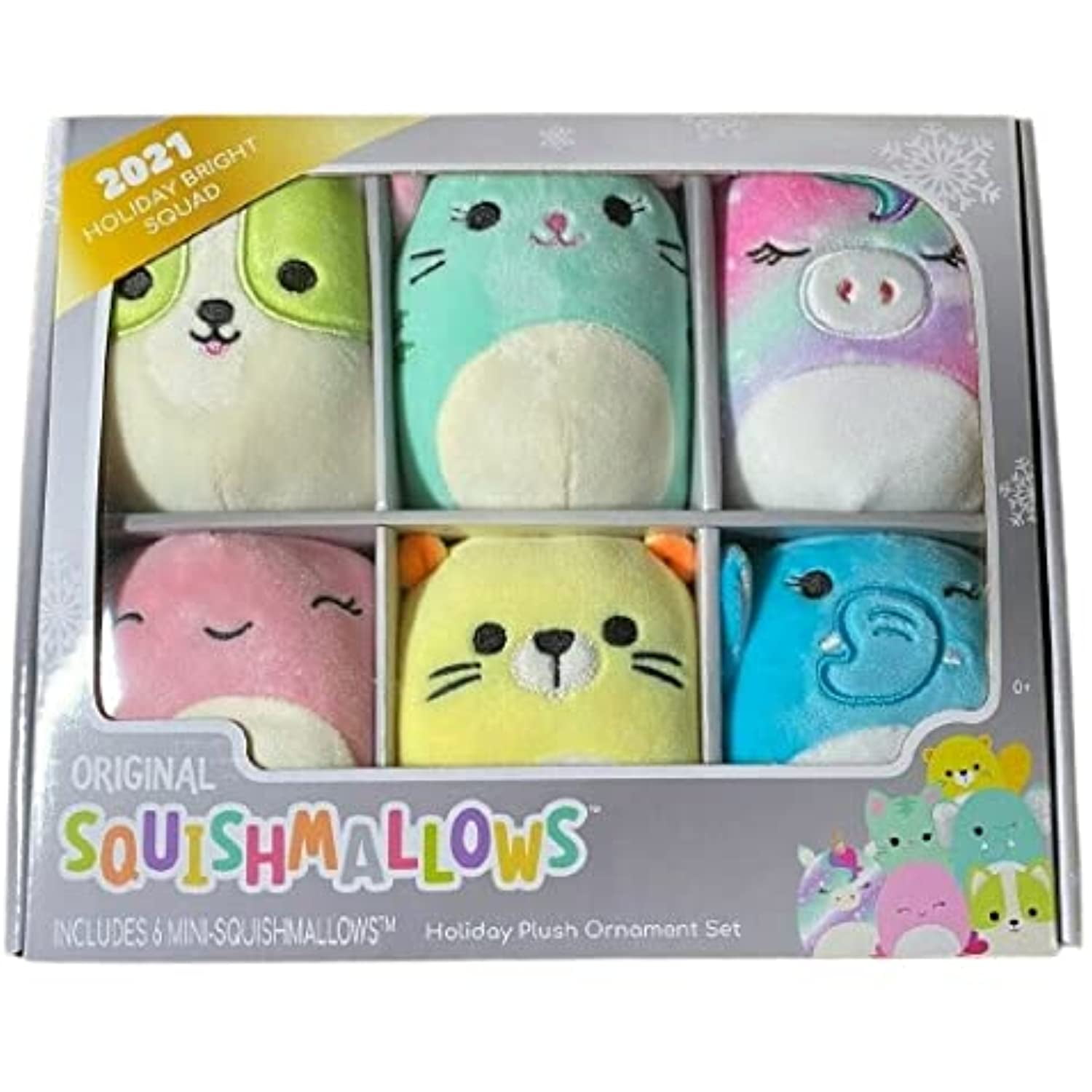 KellyToy Squishmallow Squishville Mystery Set Mini  6-Pack Fruit Squad NEW HTF 