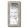thumbnail image 2 of ArtToFrames 6x14" Antique Silver Panel Picture Frame, Silver Wood Poster Frame, with Regular Glass and 2 (FBPL-4760), 2 of 7