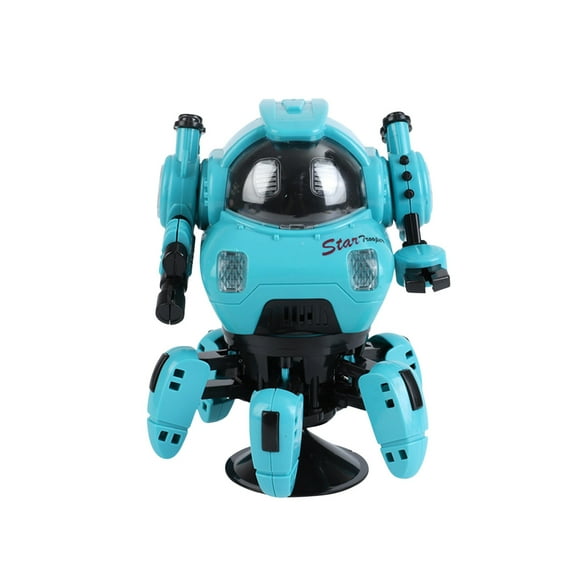 Robot de peces de seis garras de dibujos animados eléctricos, música de baile, juguetes para niños ligeros Wmkox8yii HAHFKSH590