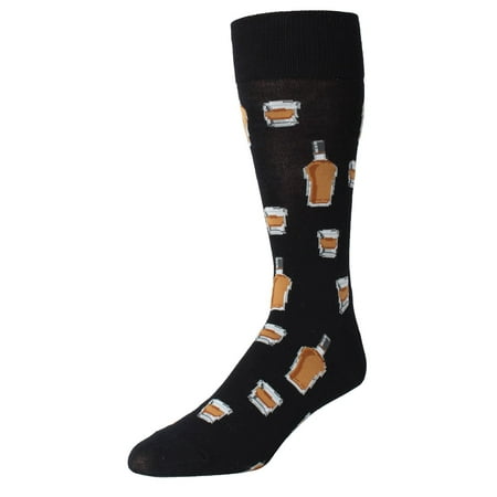 

MeMoi Whiskey Bar Conversational Bamboo Blend Men s Socks - Mens - Male