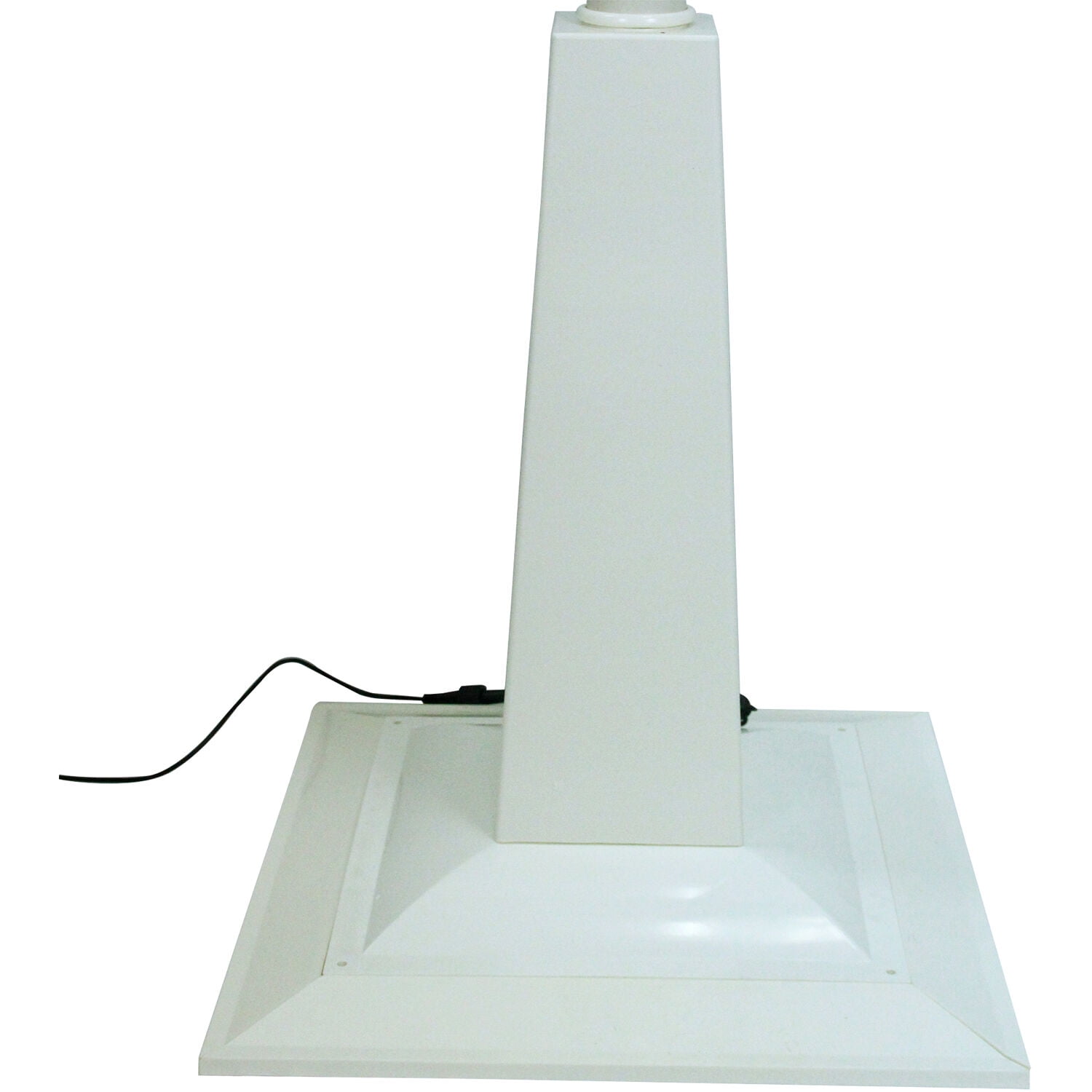 Christmas Time 71-In. Musical Snowy Street Lamp | Christmas Tree Scene, 2 Signs, Cascading Snow, and Holiday Songs | White | CT-SL071A-WHT