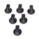 thumbnail image 4 of 6 uds perilla de potenciómetro plana piezas de instrumentos musicales para amplificadores negro shamjiam Perilla de potenciómetro plana, 4 of 8