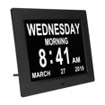 thumbnail image 1 of Reloj calendario digital, calendario digital de 10 pulgadas Reloj digital de día con pantalla grande Calendario digital Reloj despertador optimizado para la excelencia, 1 of 8