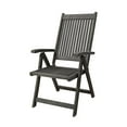 thumbnail image 1 of VIFAH V1803 Renaissance Outdoor Patio Hand-scraped Wood 5-Position Reclining Chair, 1 of 1
