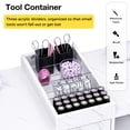 thumbnail image 4 of Advwin Double Manicure Table for 2 People, Dual Nail Desk with 2 Dust Collectors, 2 Wrist Rests, Storage Drawers for Nail Tools, Modern Workstation for Nail Salon, 4 of 7