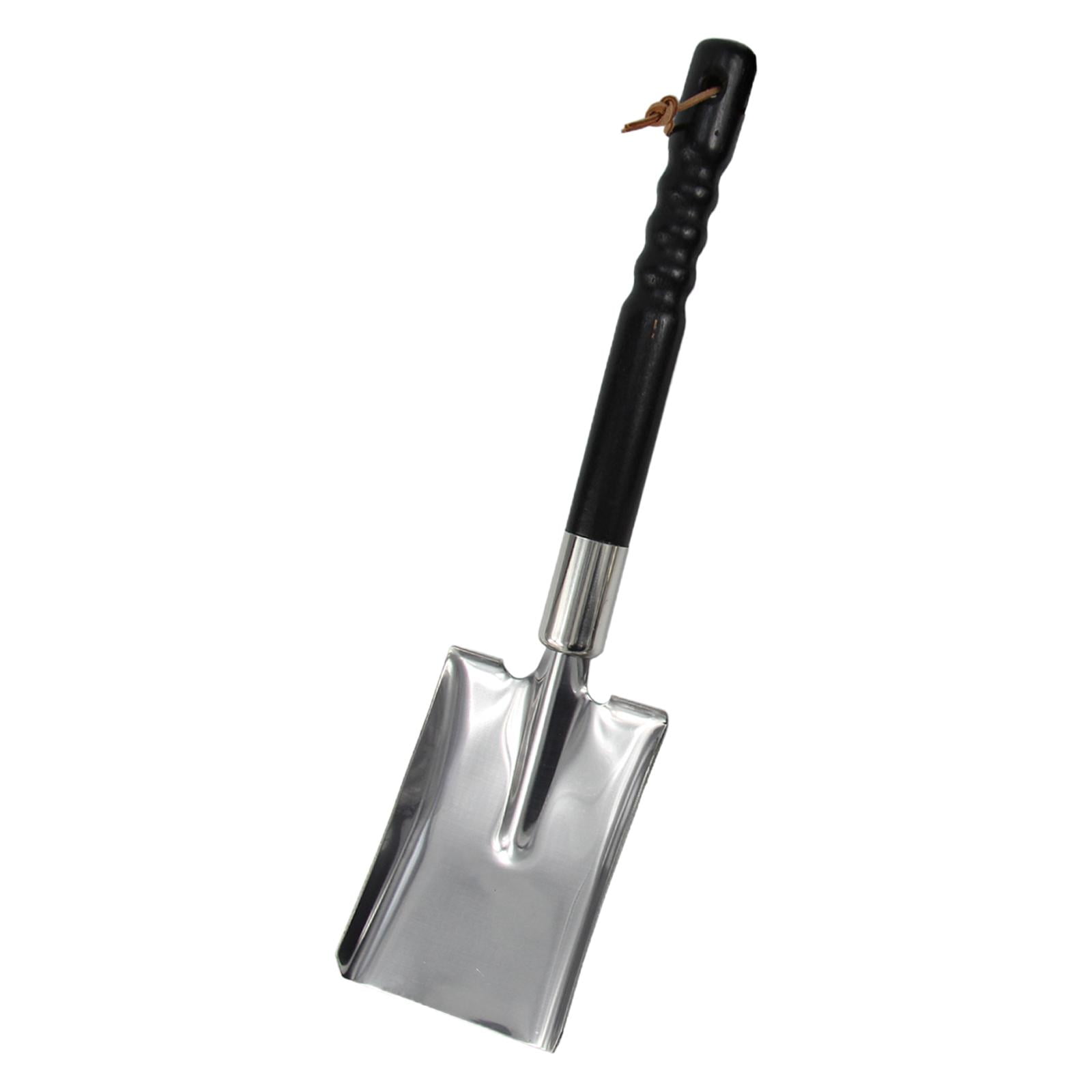 LOVIVER Garden Shovel Accessories Stainless Steel Nonslip Handle Hand Digging Shovel Square Point