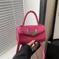 thumbnail image 2 of Bolso bandolera pequeño cuadrado para mujer, estilo coreano, informal, de color sólido, estilo primavera 2025, 2 of 5