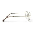 thumbnail image 5 of Hard Candy Women's HC256 Round Prescription Eyeglasses with Case, Gold Tortoise, 5 of 6