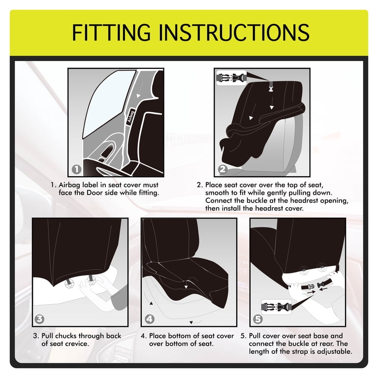 Heavy Duty Water Resistant Car Seat Covers, Universal Fit photo 8