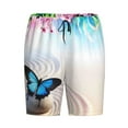 thumbnail image 4 of Gaeub Butterfly In Blossoms Zen Printed Men's Short Pajama Pants, Lightweight Lounge & Sleep Bottoms Keep You Cool - XX-Large, 4 of 9