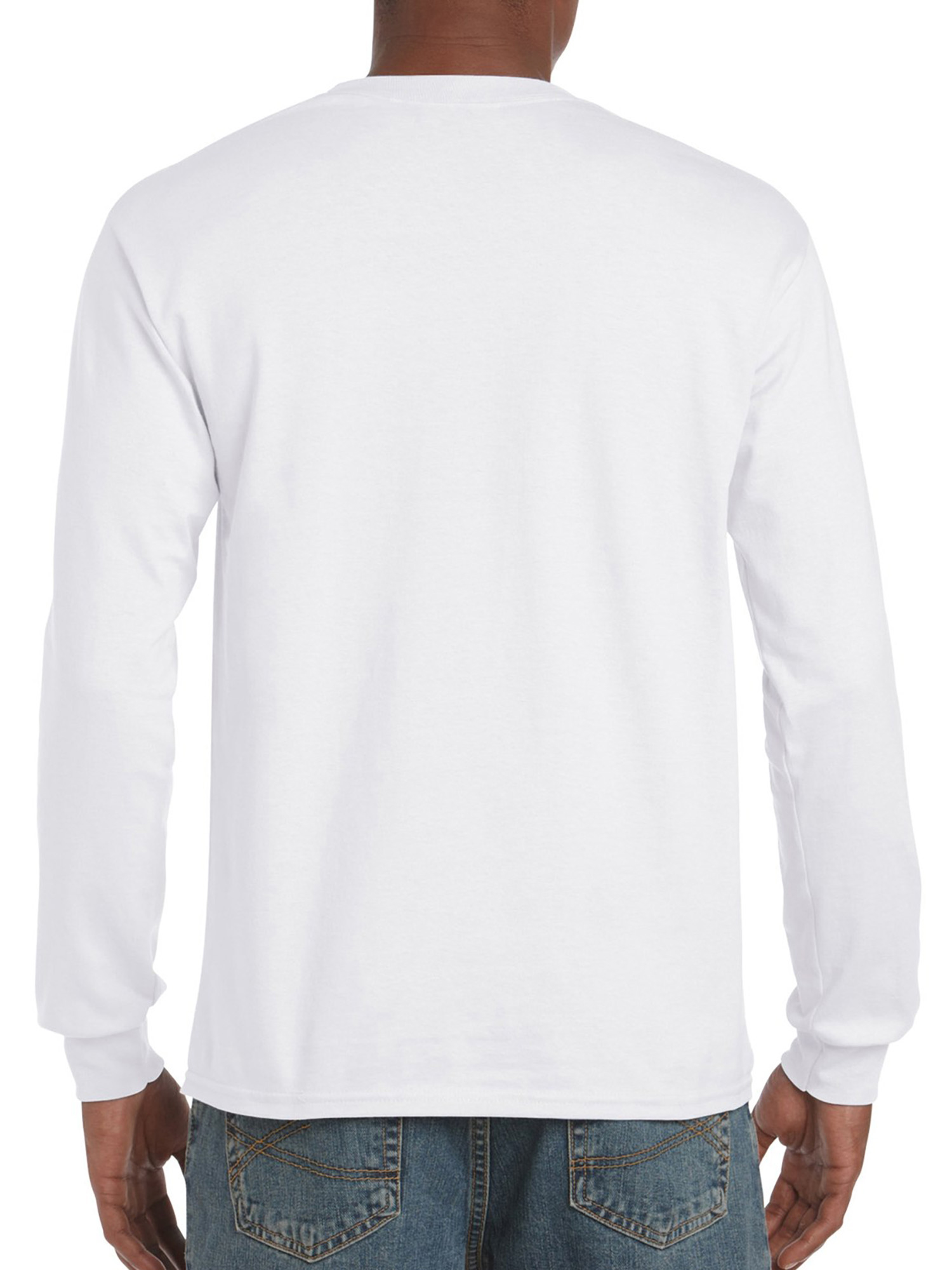 thumbnail image 2 of Gildan Mens Ultra Cotton Classic Long Sleeve T-Shirt, 2 of 2
