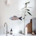 thumbnail image 4 of Adorno colgante de estilo mediterráneo con forma de pez, decoración costera para el hogar, pared de madera, decoración de peces para restaurante, decoración de habitación oceánica., 4 of 6