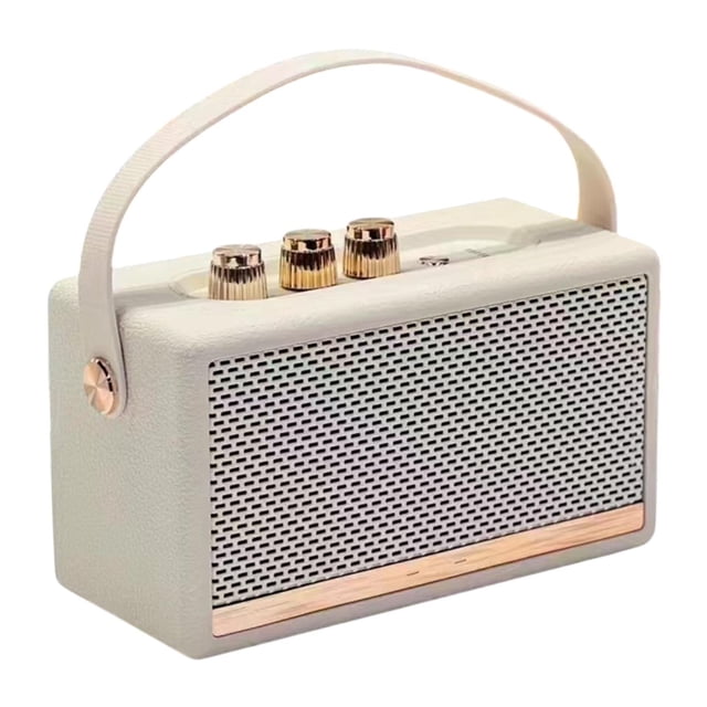 Altavoz vintage altavoz portátil creative graves de bajo pesado reproductor de música largos para el café senderismo de senderismo en la playa