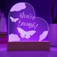 thumbnail image 4 of Engraved Acrylic Heart Plaque-Light, 4 of 10