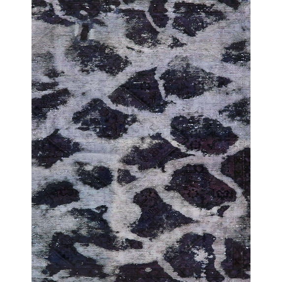 Ahgly Company Machine Washable Indoor Rectangle Abstract Dark Goldray Area Rugs, 4' x 6'