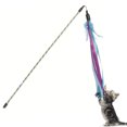 thumbnail image 2 of Cat Teaser Funny Small Bell Ribbon Interactive Cat Wand Cat Toy Kitten Toy, 2 of 10