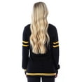 thumbnail image 3 of Harry Potter Womens Hufflepuff House Open Front Cardigan Juniors Knit Sweater, 3 of 5