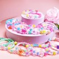thumbnail image 4 of Pulseras para niños SIELEVIN, 27 unidades, juego de cuentas coloridas para niños de más de 3 años, 4 of 9